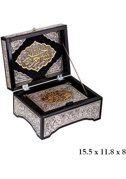 Vgd Gumush Kuran-I Kerim Altın Yaldızlı Sandık