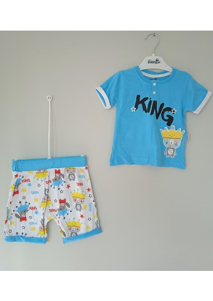 Erkek Bebek Şortlu Takım