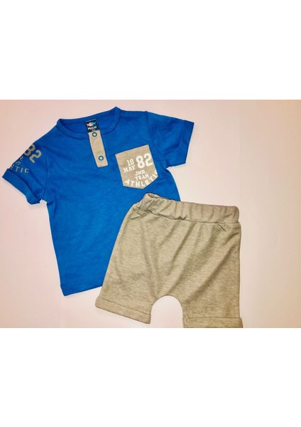 Erkek Bebek Şortlu Takım