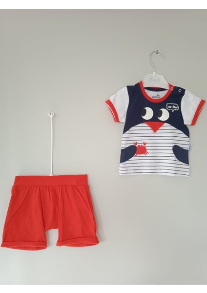 Erkek Bebek Şortlu Takım