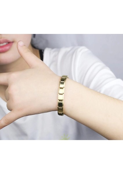 Çelik Charm Goldbileklik