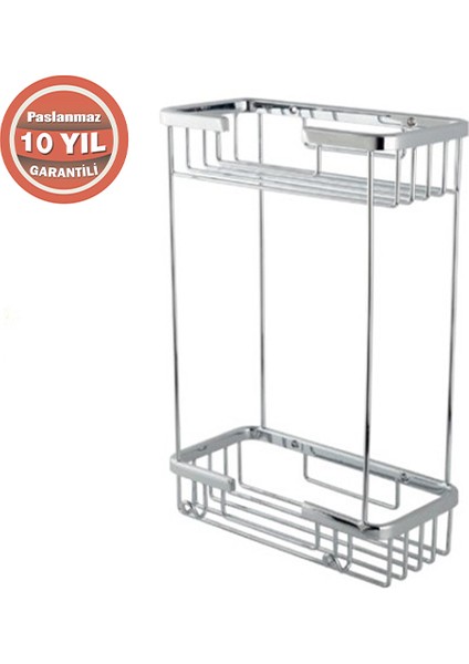 Paslanmaz Pirinç Karaca 10X20 Şampuanlık Süngerlik