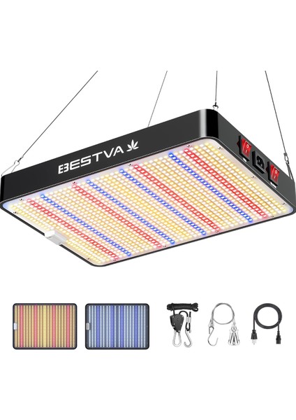 DC2000W Bitki Yetiştirme Lambası Full Spectrum Bitki Yetiştirme Ledi Grow Light Led