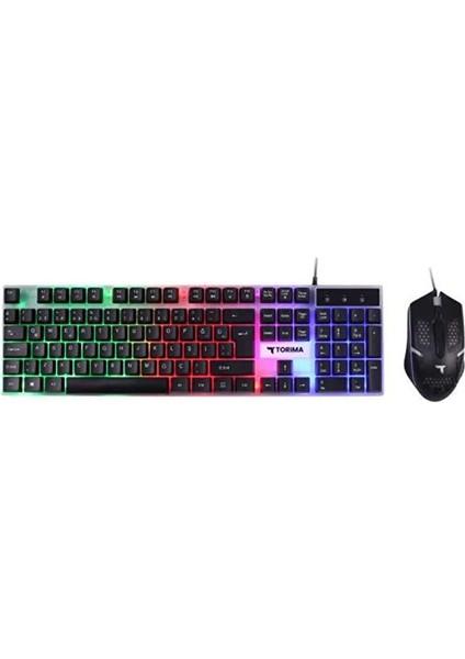 Tmk-03 Gaming Rgb Işıklı Kablolu Q Klavye ve Mouse