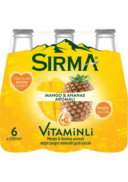 Mango-Ananas C Vitamin 6X200 ml