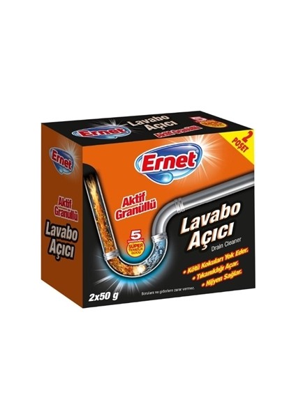 Süper Lavabo Açıcı Aktif Granüllü