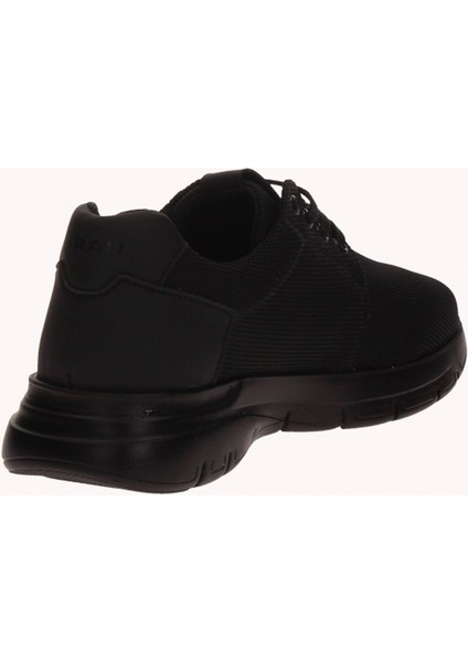 Erkek Sneaker ( Günlük) 09V1 Frau Tecno Neronero (Black With Black Outsole)