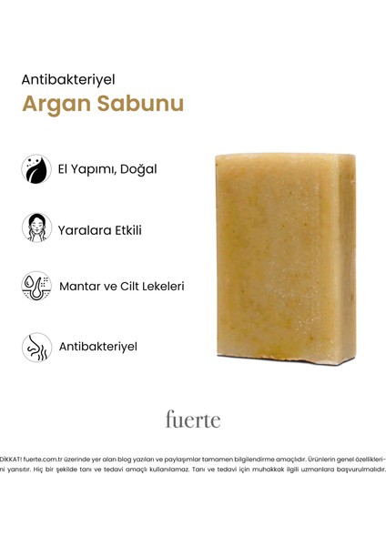 Fuerte Anadolu Argan Sabunu - Nemlendirme, Cilt Temizleme, E Vitamini