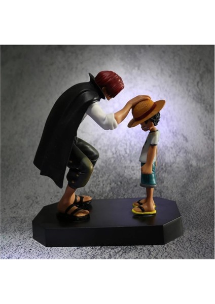 Dükkan Design 18 cm Monkey D. Luffy ve Shanks Statü Figür