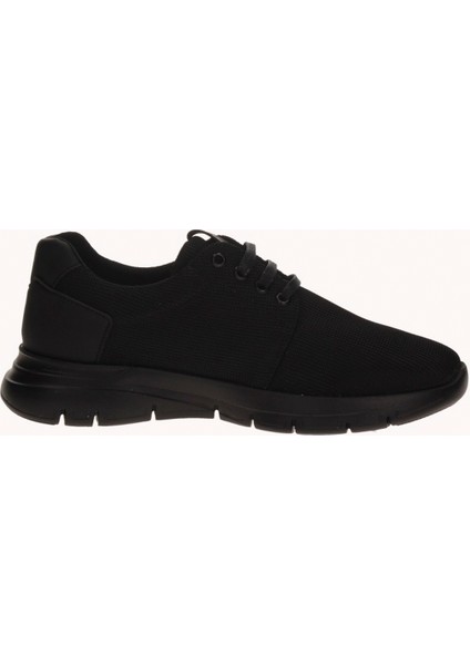 Erkek Sneaker ( Günlük) 09V1 Frau Tecno Neronero (Black With Black Outsole)
