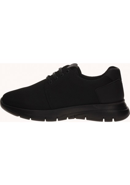 Erkek Sneaker ( Günlük) 09V1 Frau Tecno Neronero (Black With Black Outsole)