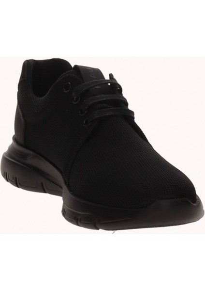 Erkek Sneaker ( Günlük) 09V1 Frau Tecno Neronero (Black With Black Outsole)
