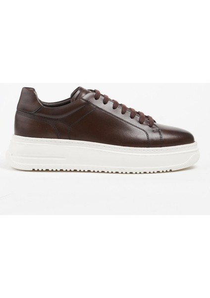 Ancona Deri Kahve Antik Eva Hazır Taban Sneaker