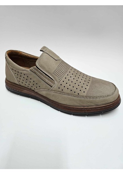 Deri Yazlık Kum Nubuk Rengi Erkek Ayakkabı C-21856 fiyatları