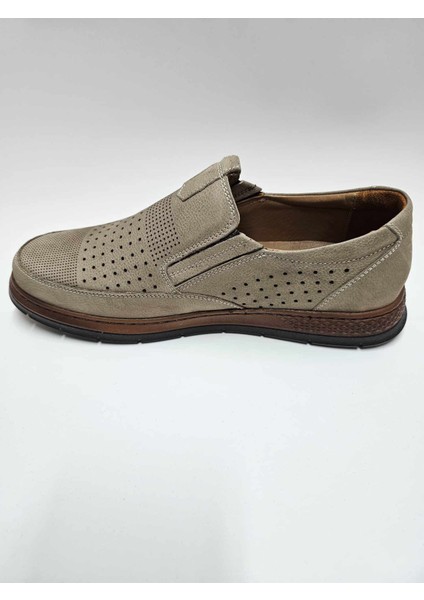 Deri Yazlık Kum Nubuk Rengi Erkek Ayakkabı C-21856 modelleri