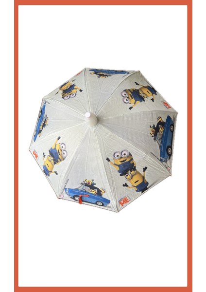 Çocuk Şemsiyesi 8 Telli Yarı Otomatik, Minyonlar
