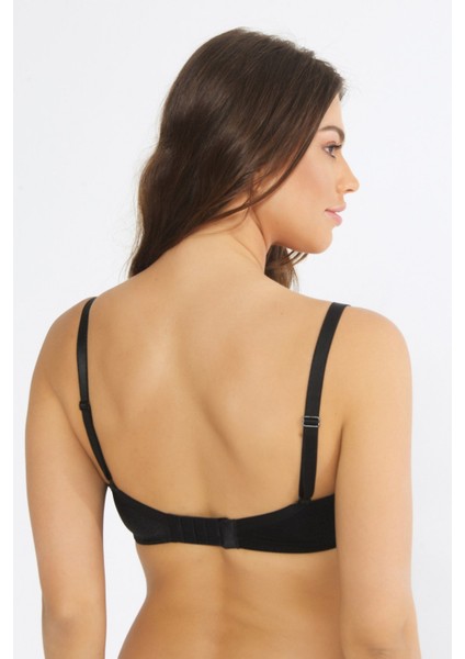 Kadın Siyah Dolgusuz Büyük Beden Sütyen Orkide 8100 modelleri