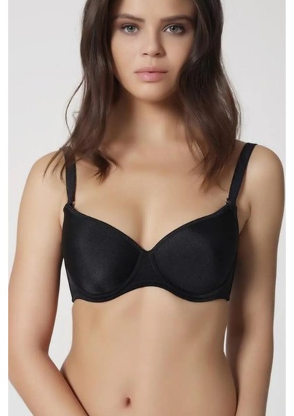 Kadın Siyah Dolgusuz Büyük Beden Sütyen Orkide 8100 indirimleri