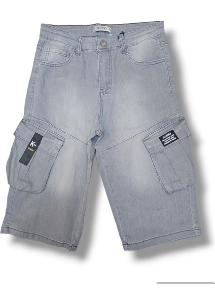 Jack & Lions Kargo Cepli Kot Şort 9/15