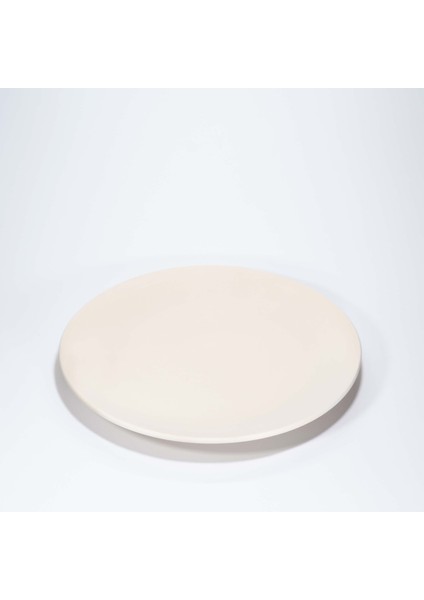 (Ham Ürün)2 Lı 30 cm Mertaban Tabak Çini Bisküvi ( Ham Ürün )
