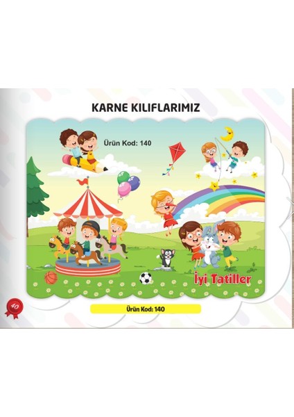 Karne Kabı Kılıfı 140 25 Adet