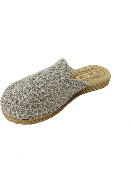In-Ox 9985-24 Önü Kapalı Hasır Kadın Terlik