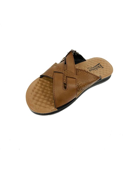 6683-24 Anatomik Erkek Terlik Açık Kahve 40-44