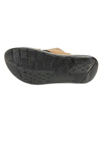 6683-24 Anatomik Erkek Terlik Açık Kahve 40-44