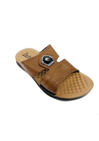 6682-24 Anatomik Erkek Terlik Açık Kahve 40-44