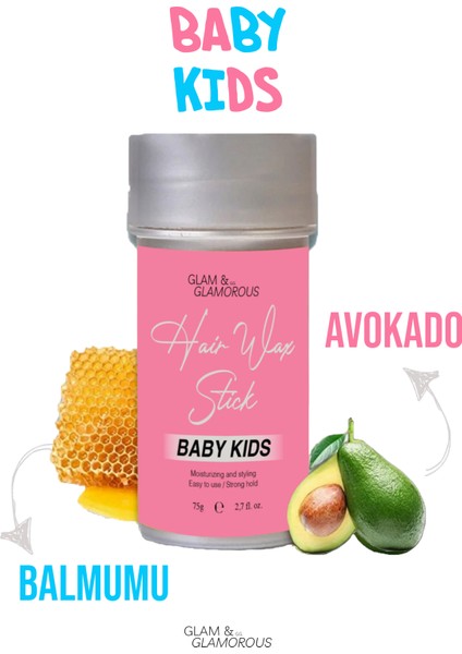 Hair Stick Wax 75 Gr Baby Kids