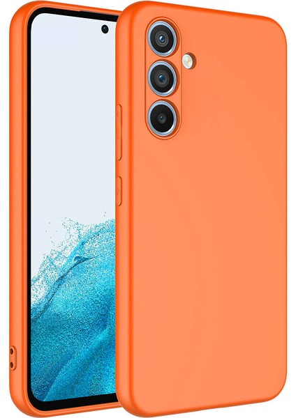 Samsung Galaxy A24 Kılıf Kamera Korumalı Içi Süet Dokulu Lansman Tipi Silikon