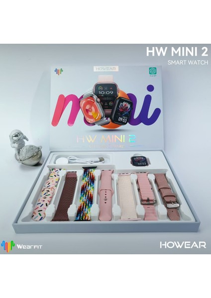 Hw Mini 2 41MM 1.75" Tft Ekran 7 Kordonlu Watch 9 Mini Akıllı Saat