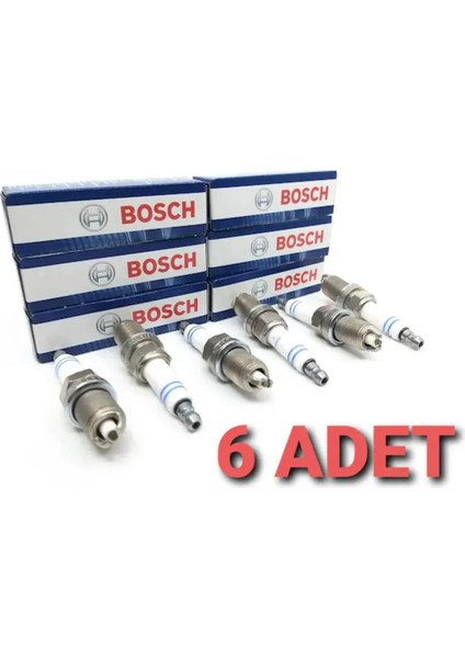 Bmw 5 Serisi E39 520I Buji Takım Çift Tırnak 2.0 Motor 6 Adet 1996-2003 Bosch