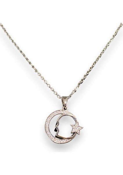 Atatürk ve Ay Yıldızlı Çelik Kolye fiyatları