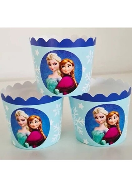 Frozen Temalı Cupcake 25 Adet