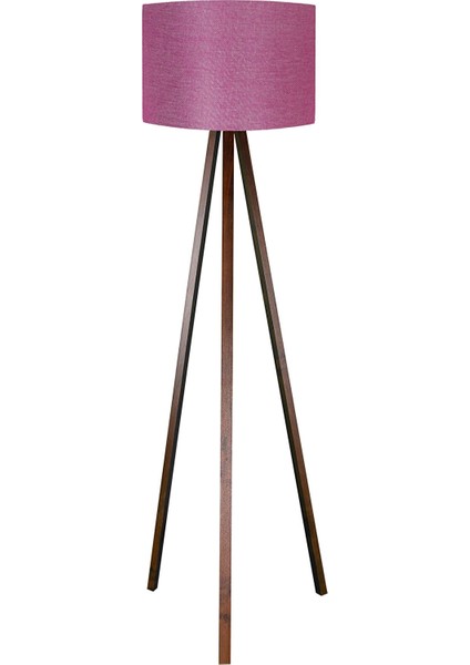 3 Ayaklı Lambader Mürdüm Kahve LY540