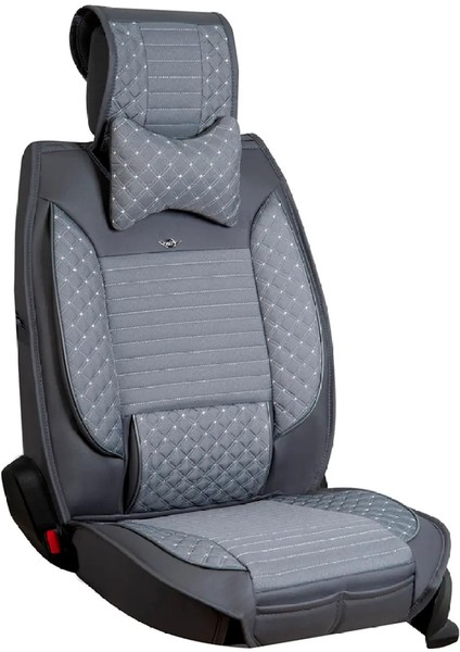 Kia Ceed Eski Uyumlu Deri Oto Koltuk Kılıfı Ön Arka Takım Füme Sc