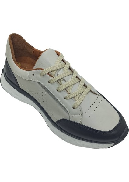 Bej Deri Erkek Sneaker Spor Ayakkabı fiyatları