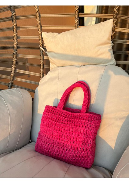 Tote Bag Tamamı Elişçiliğiyle Özel Üretim Kadın Çanta