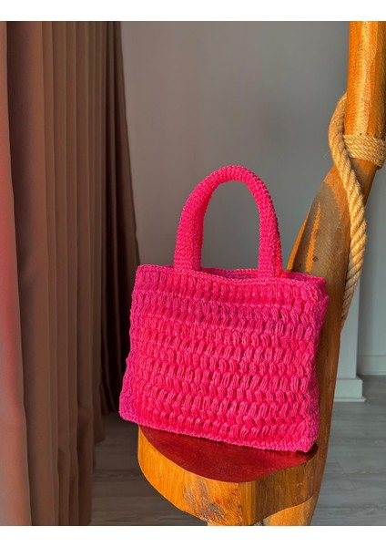 Tote Bag Tamamı Elişçiliğiyle Özel Üretim Kadın Çanta