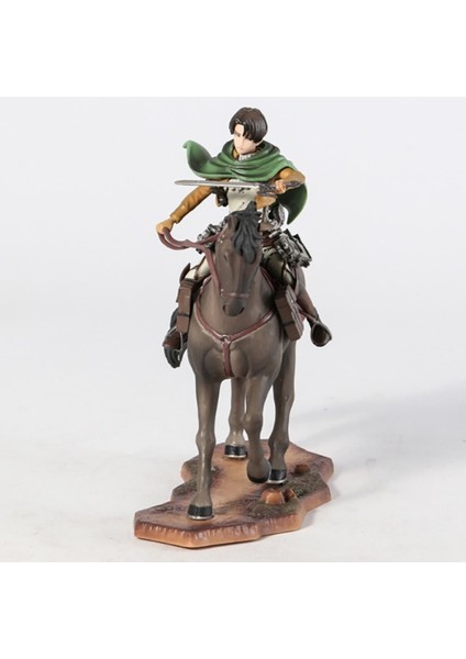 Attack On Titan Levi Ackerman Horse Riding Figür