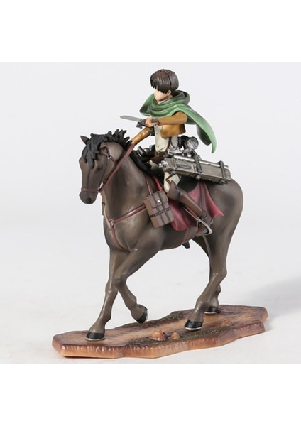 Attack On Titan Levi Ackerman Horse Riding Figür
