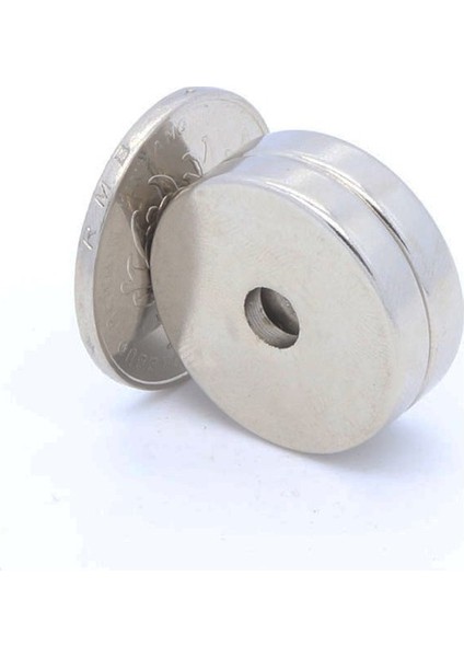 4 Adet 25 x 5 mm 10/5,5 mm Havşalı Delikli Neodyum Mıknatıs modelleri