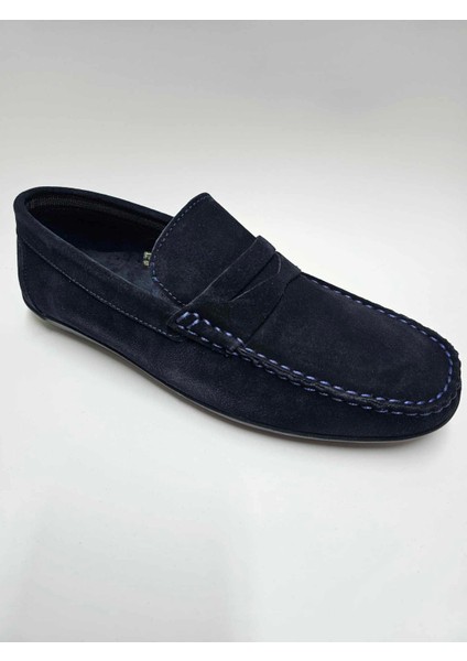 Deri Lacivert Esnek Rok Erkek Ayakkabı C-71125 fiyatları