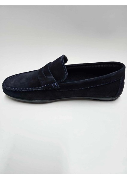 Deri Lacivert Esnek Rok Erkek Ayakkabı C-71125 modelleri