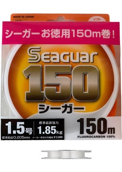 150 0.205mm %100 Fluoro Carbon Misina 150mt