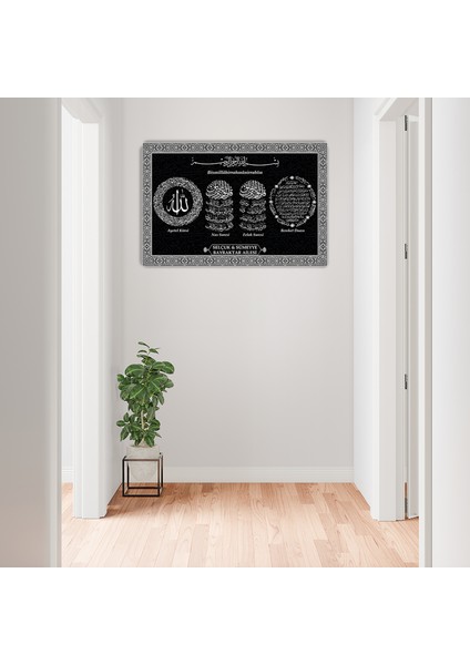 Adınıza Ailenize işyerinize Sevdiklerinize Özel Üretim islami Duvar Tablosu - islami Dini Dekoratif Eser - Salon, Oturma odası, Ofis için ideal - Dini Kanvas Tablo - Ev, İşyeri Hediyesi fırsatları