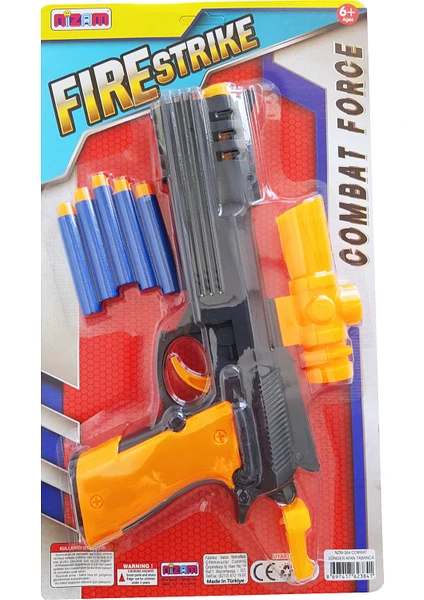 Combat Force Nerf Oyuncak Silah Yedek Mermi Kartela Set