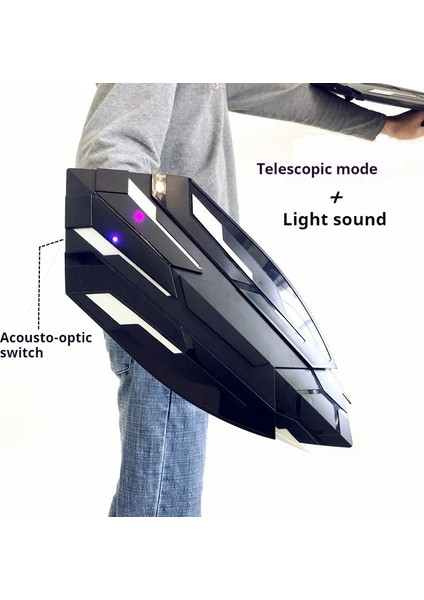 Kaptan Amerika'nın Parlayan Dönüştürülebilir Teleskopik Kalkanı (Yurt Dışından)