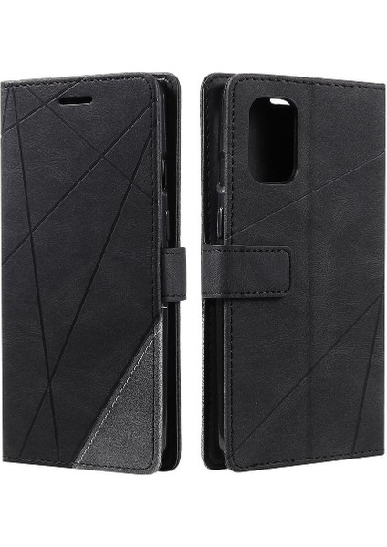 Oneplus 8t Kart Tutucu Kickstand Pu Deri Manyetik Cüzdan Flip Için Kılıf (Yurt Dışından)